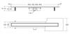 VIRGO NERO DUO 90 black linear drain Besco