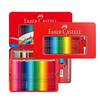 Акварельные цветные 60 Красных Жестяная Кисть Ластик Карандаши Faber-Castell, Цвета, (Карандаши + + + Точилка) [Артикул. 115965]