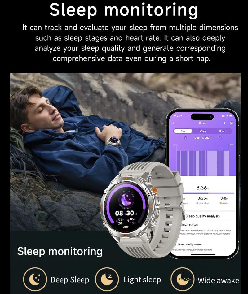 Умные часы 2026 T-Rex 3 Ultra GPS с 1,75-дюймовым AMOLED-дисплеем и двухдиапазонным GNSS
