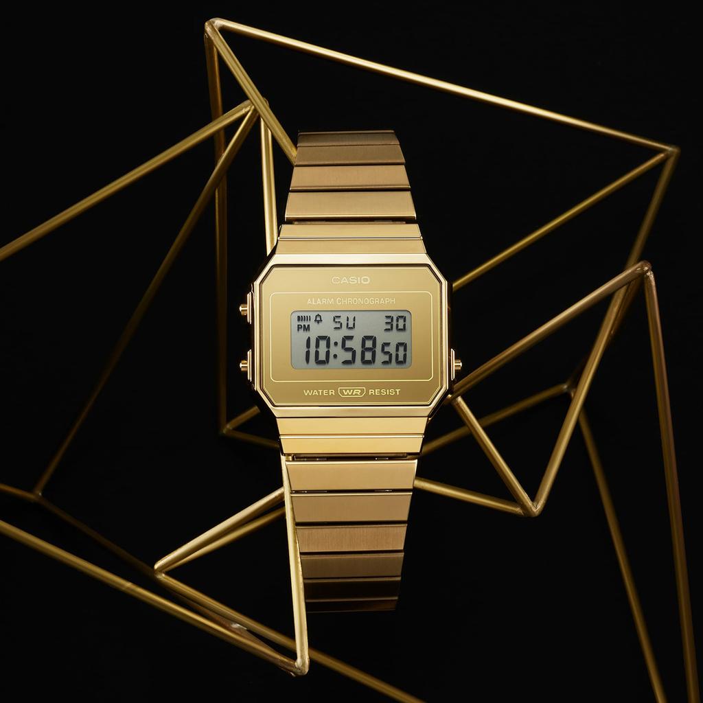 CASIO VINTAGE Mod. ICONIC SLIM GOLD A700WEVG-9AEF