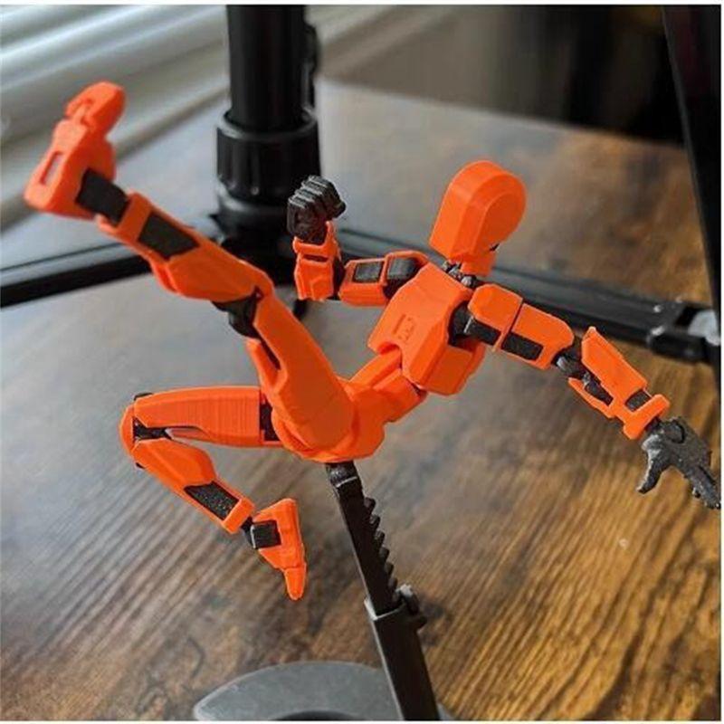 AEE4-Робот Фигурка Действия, 3D Печать С Полной Артикуляцией Для Стоп-Моушн Анимации
