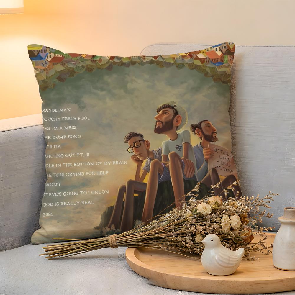 Cushion Cover Linen SkinFriendly Soft Decorative Case For Sofa Home Decor PPEIXEN AAJR Album Cover Pillow cover