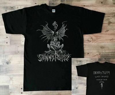 Винтажная футболка 1992 года Skinny Puppy The Last Rights World Tour, 90-е Skinny Puppy B