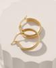 Mcel 14K Serkle Rope Ring Earrings