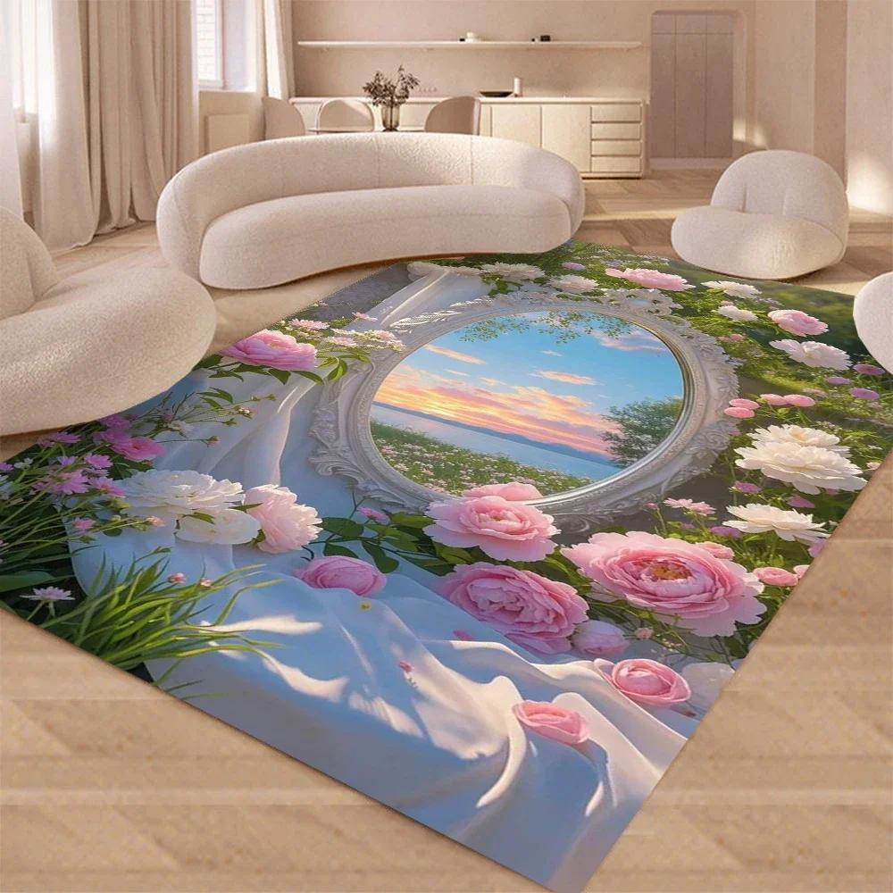 Ковер-дорожка Dream Castle Garden для дома, гостиной, спальни, дивана, придверный коврик, декор, коврик для игровой зоны для детей, напольный коврик, подарок