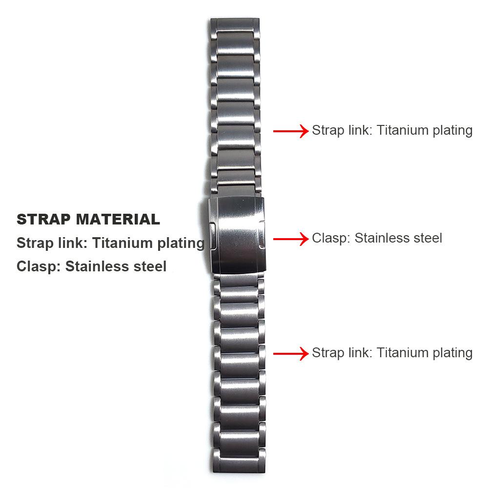 Подходит для Oneplus Watch 3(46мм) Титановый ремешок 22 мм Универсальный Подходит для OnePlus Watch 2/2R Аксессуары для смарт-часов 22 мм Ремешок