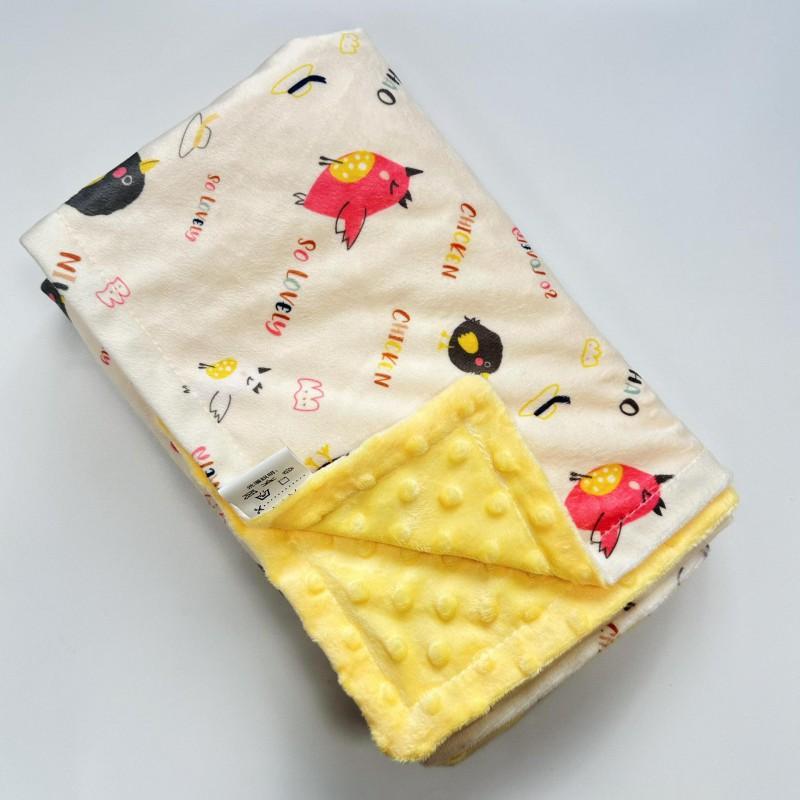 Baby Toddler Blanket A Infant Nap Time Cuddle Kindergarten Soft Crystal Velvet