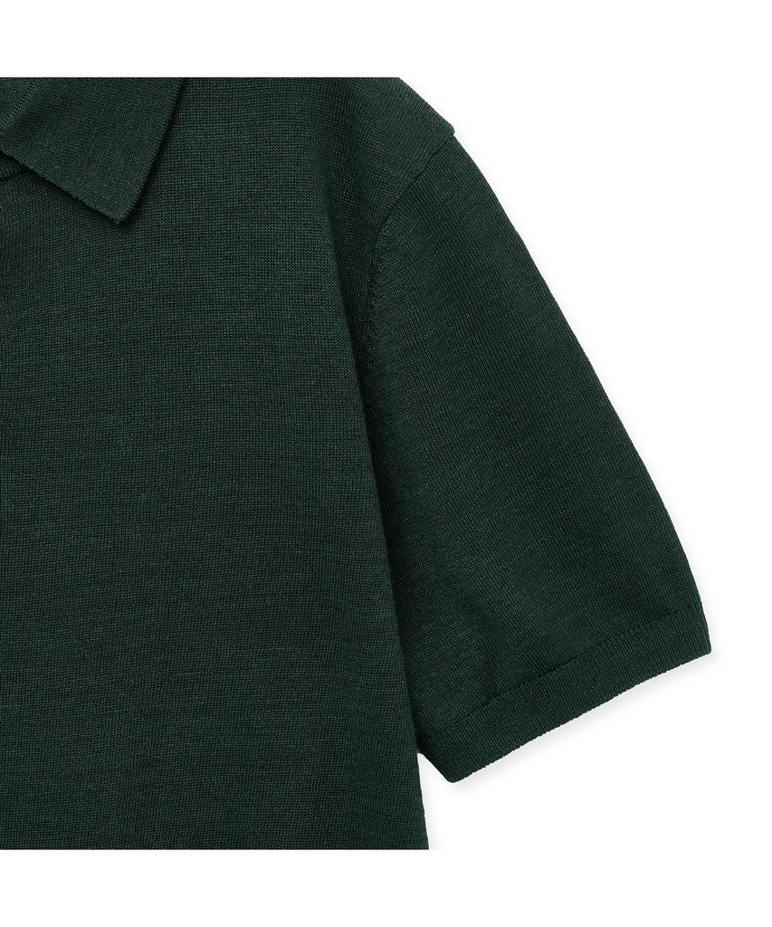 IOLO Solid Silky Half Collar_Dark Green
