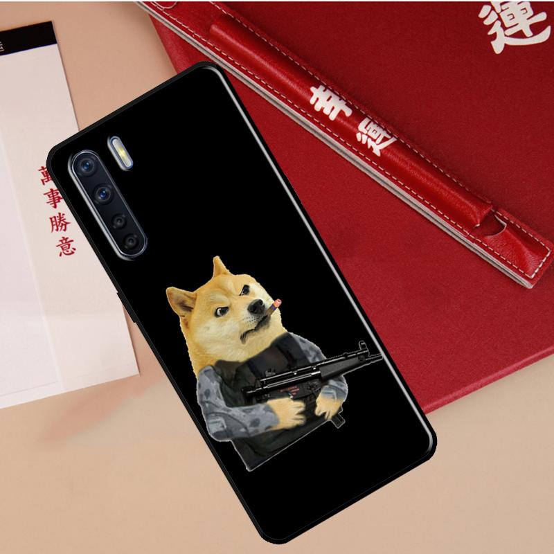 Мем Собака Чимс Смешной Чехол для Собачки Для Oppo A80 A58 A5 Pro A15 A16 A17 A57 A77 A94 A74 A54 A76 A96 A40 A60 A18 A38 A78 A98