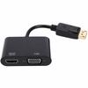 Конвертер-хаб 2 в 1 Без драйверов Plug and Play Адаптер-докстанция DisplayPort Для дисплея