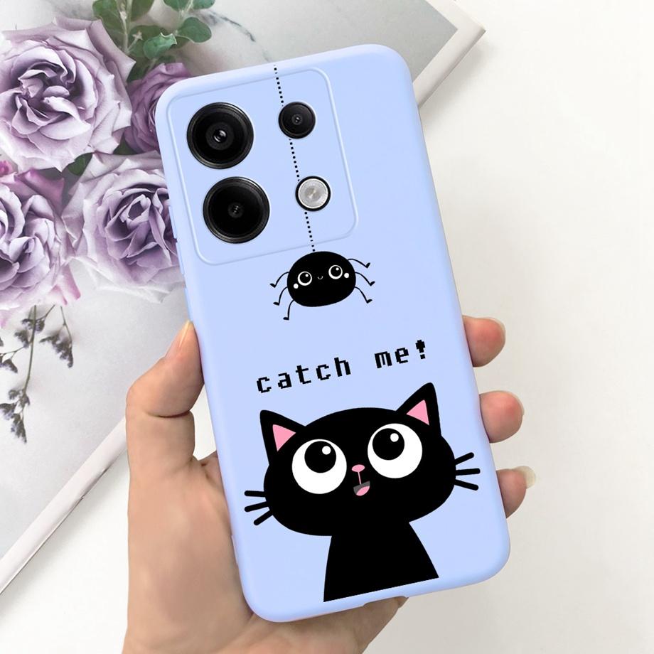 Чехол для Xiaomi Poco X6 Чехол для Xiaomi Poco X6 Pro Poco M6 Pro 5G Чехлы из ТПУ Ударопрочный Мягкий Жидкий Силикон Чехол для Телефона PocoX6 Capa