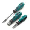 Набор из 3 штук держателей бит для шестигранной отвертки 1/4 дюйма включает рукоятку для быстрой смены, магнитный держатель и рукоятку для прямой вставки