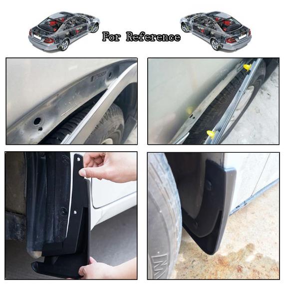 10 шт. 4 мм пластиковая крепежная гайка для Mercedes Benz Fender брызговик колесная арка бампер панель фиксатор зажим заклепка