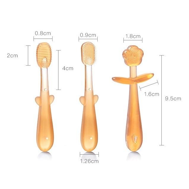 Детская зубная щетка Детская зубная щетка Детская зубная щетка Детская зубная щетка 0-18 Очистка налета на языке Детская силиконовая зубная щетка