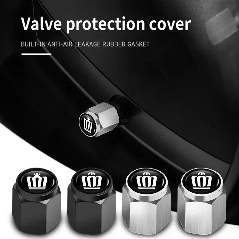 5pcs Car Wheel Tire Valve Protection Caps Auto Accessories For Toyota Crown Athlete 2003 2000 2001 2002 2004 2005 2006 2007