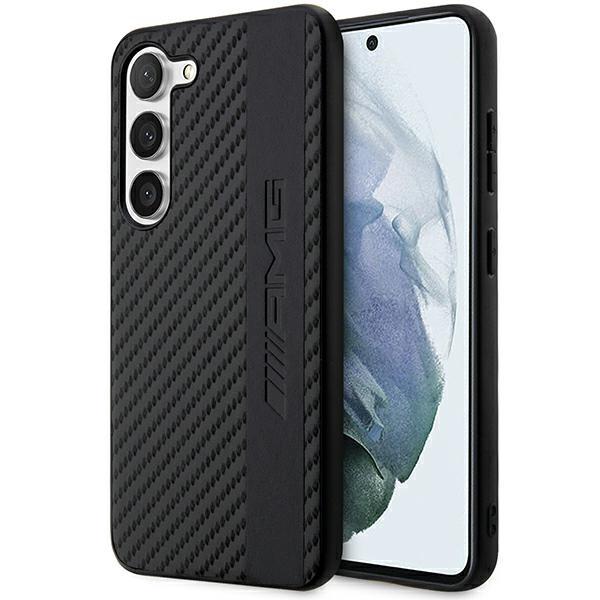 Etui do Samsung Galaxy S23 AMG Carbon Stripe Czarne