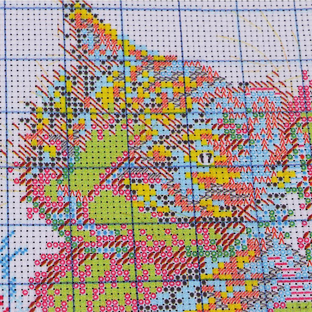 Набор для вышивания узоров Рукоделие - Целующиеся коты (Штампованный)