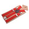 Stylish 2.5cm Unisex 3-Clip Adult Suspenders