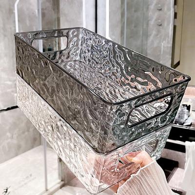 Корзина для сортировки и хранения косметики High Beauty с легким роскошным узором Glacier, штабелируемая коробка для хранения