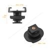 Sports Camera Cold Shoe Mount Adapter with 1 4 Inch Screw Hole Replacement for   Hero 10 9 8 7