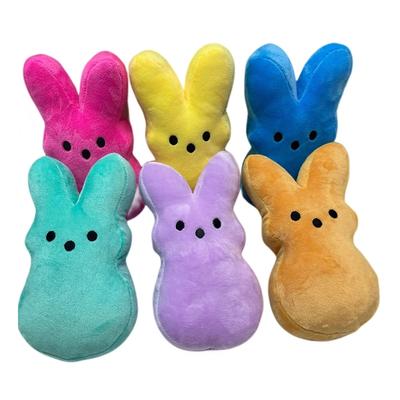 Пасхальные плюшевые игрушки кролика Peeps, мультяшные игрушки кролика, мягкие игрушки животных, украшения для дома, детские подарки в виде кролика Peluche