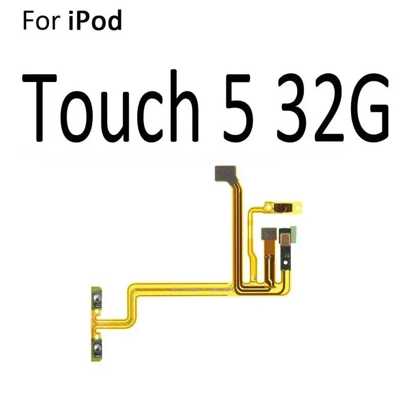 Volume audio mute power switch on off button key flex cable for iPod Touch 2 3 4 5 Nano 6 7 repair parts