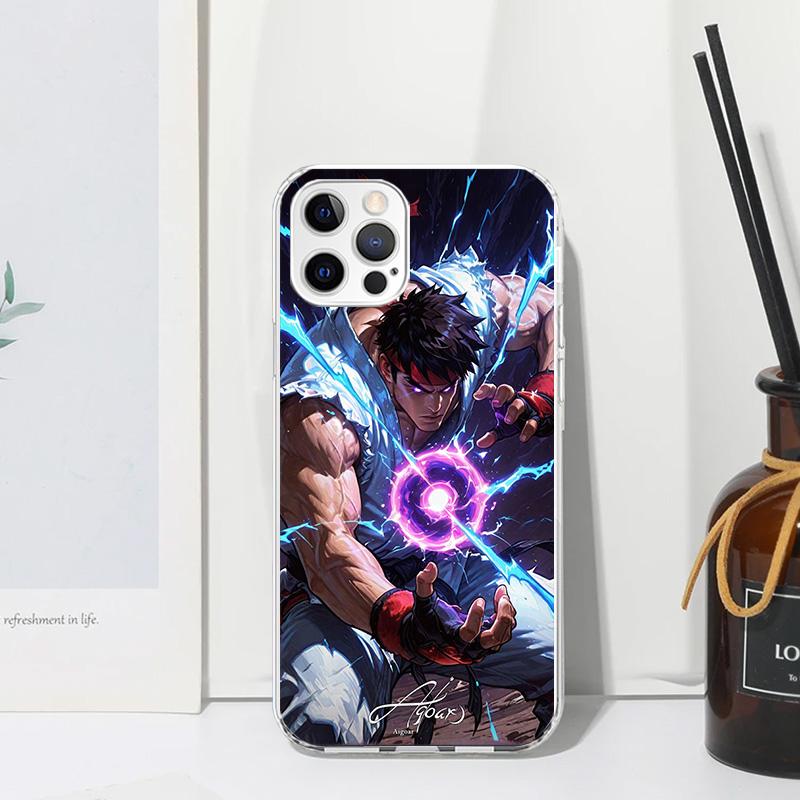 Game S-Street F-FighterS Phone Case For Iphone 17 Air 16 15 Plus 16E 14 Pro Max 13 Mini 12 11 7 8 SE Fundas Soft Back Cover 17 A
