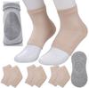 Umineko Heel Moisturizing Heel Dryness One Size Fits Beige Socks, Care, Relief, 3-Pair Set, Women's, All,
