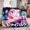 1 шт. K-POP Охотники на демонов, Плед Huntrix, Плед для дивана, кровати, Путешествий, Кемпинга, Гостиной,