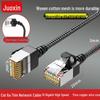 JUXIN Cat6a 10 Gigabit Slim Braided Ethernet Patch Cable