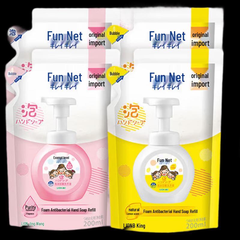 Пена для рук Lion Fun Clean с антибактериальным эффектом