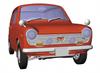 Hasegawa Honda N360 NII Пластиковая модель HC21 1/24