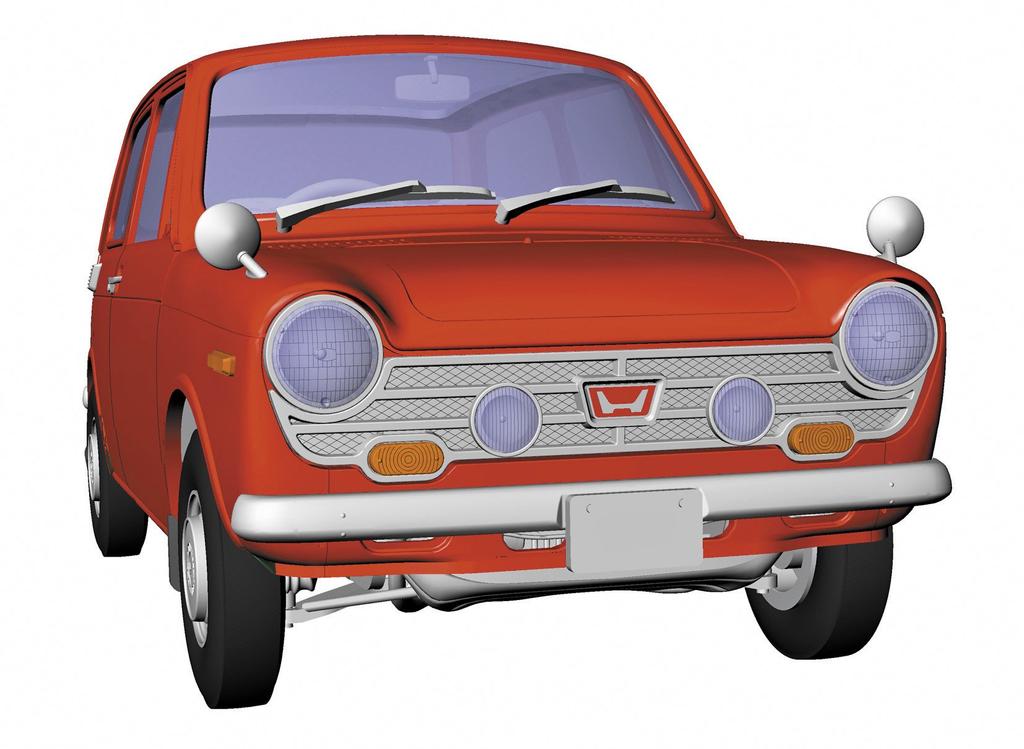 Hasegawa Honda N360 NII Пластиковая модель HC21 1/24