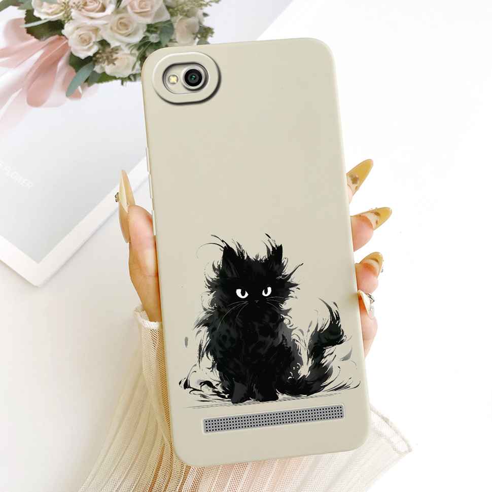 For Xiaomi Redmi 5A Case Cute Cartoon Cat Soft Silicone Back Cover For Redmi 5A MCG3B MCI3B Phone Cases Bumper