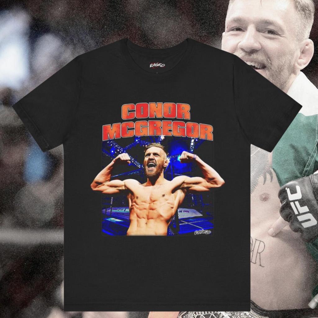 Футболка Конора Макгрегора | Мерч бойца UFC | Одежда Notorious | Эксклюзивный подарок для фанатов единоборств и боевых искусств