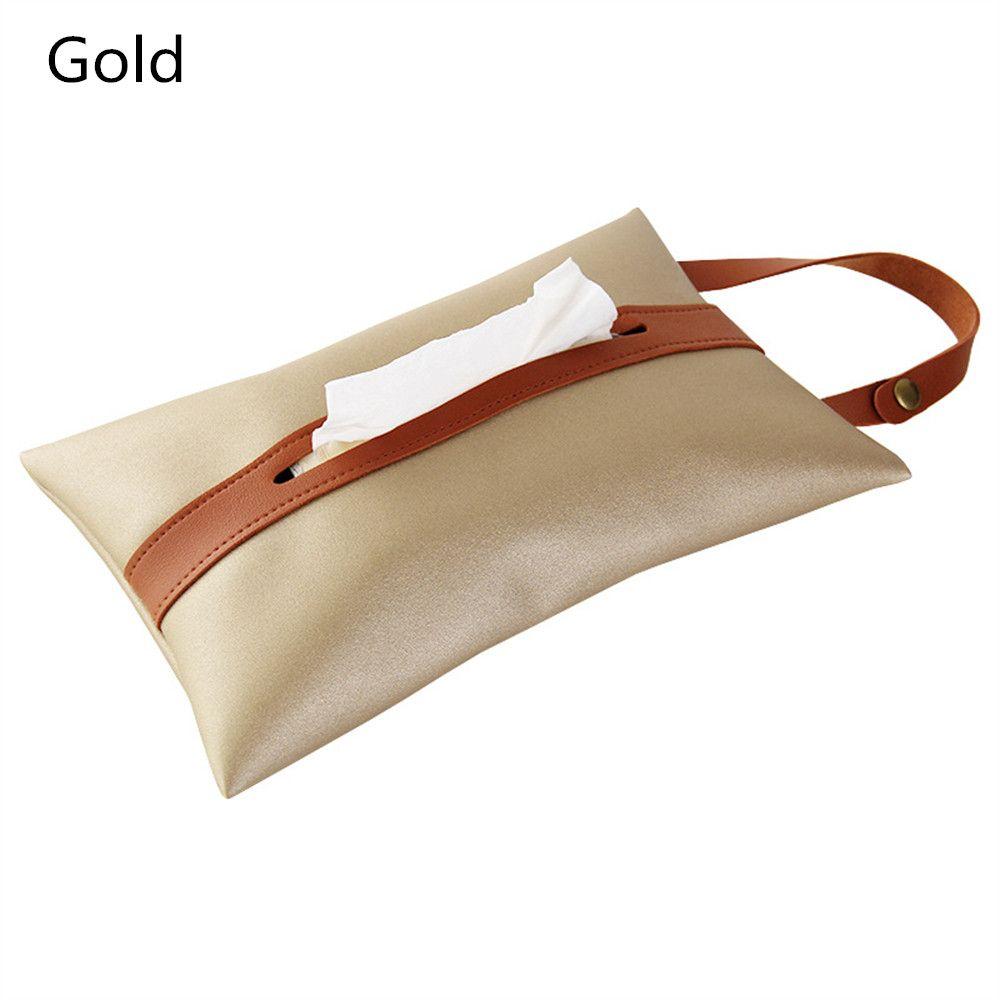 For Car Seat Back Car Tissue Box Paper Holder Hanging Tissue Cover Bag Toilet Tissue Storage Bag
