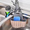 Kitchen Sink Drain Basket Kitchen Sink Holder Adjustable Soap Sponge Shlf Hanging Drain Basket Bag Kitchen Accessories