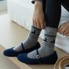 Wool Socks, Elk Warmth, Mid-Tube Bow, Christmas-Style Thick Socks