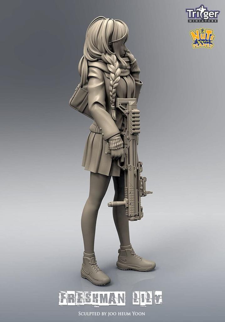 Nuts Planet Freshman Lily Fearless Freshman Resin Kit T12002 Molding Color 1/16 (120мм)