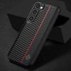 Carbon Fiber Leather Case for Samsung Galaxy S21 S20 FE S8 S9 S10 S22 Plus S23 Ultra Note 20 Shockproof Microfiber Lining Cover
