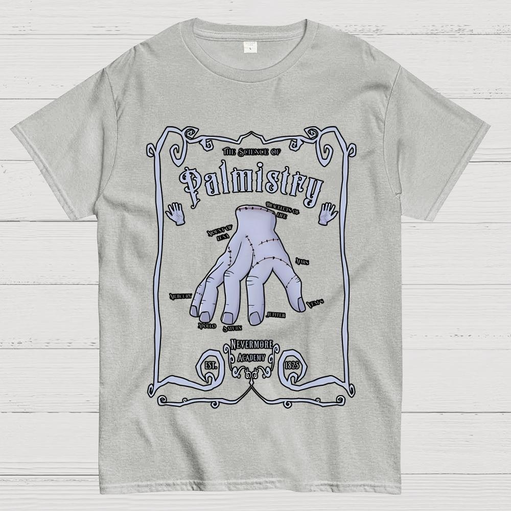 The Science of Palmistry Unisex Cotton Summer Casual Cool Loose T-Shirt