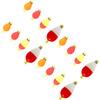 16pcs Fishing Bobbers Floats Pear Shape EVA Spring Foam Floats Weighted Bobbers for Trout River Lake 16pc Assorted