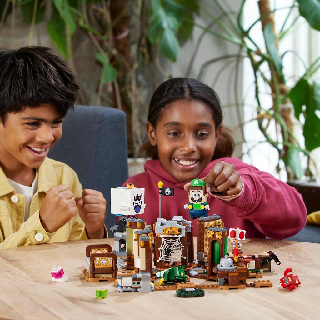 LEGO Super Mario Mansion King Secret Ghost House Challenge 71401 Toy Block Present Video Game House Home Boys Girls 8 Years Old and Up Luigi's (TM)