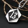 Панк Винтаж Подвески с Счастливым Числом Ожерелья Для Мужчин Женщин 316L Нержавеющая Сталь Рок Хип Хоп Ювелирные Изделия Подарки Дропшиппинг