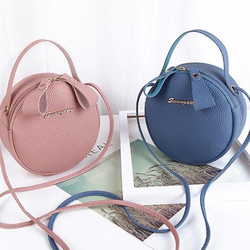 Женские круглые сумки на ремне, индивидуальная сумка-мессенджер, кожаная мини-женская сумочка