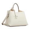 Tods Logo Embossed Metal T Timeless Pendant Mini Handbag Women handbags White XBWAPAEL000QRI1O92