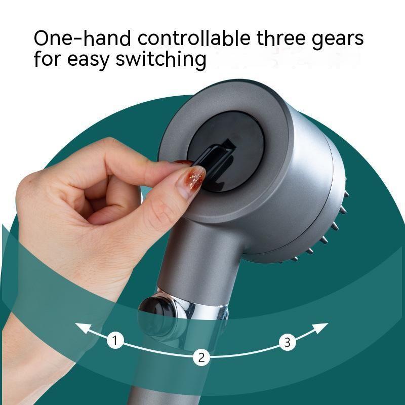 Andy Booster Filter Spray Трехпозиционная насадка для душа Душевая розетка Ручной смеситель для ванной комнаты