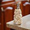 Shell Design Soap Dispenser Waterproof Resin Stainless Steel Hand Sanitizer Lotion Shampoo