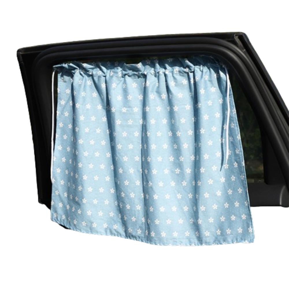Cute Cartoon Sunshade Curtain Suction Cup Car Window Cover Creative Car Curtains Side Window
