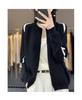 2025 Autumn and Winter New High-End Comfortable Color Blocked Knitted Cardigan